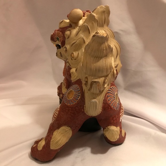 VTG Satsuma Porcelain Komainu Foo Dog Lion - Picture 6 of 16